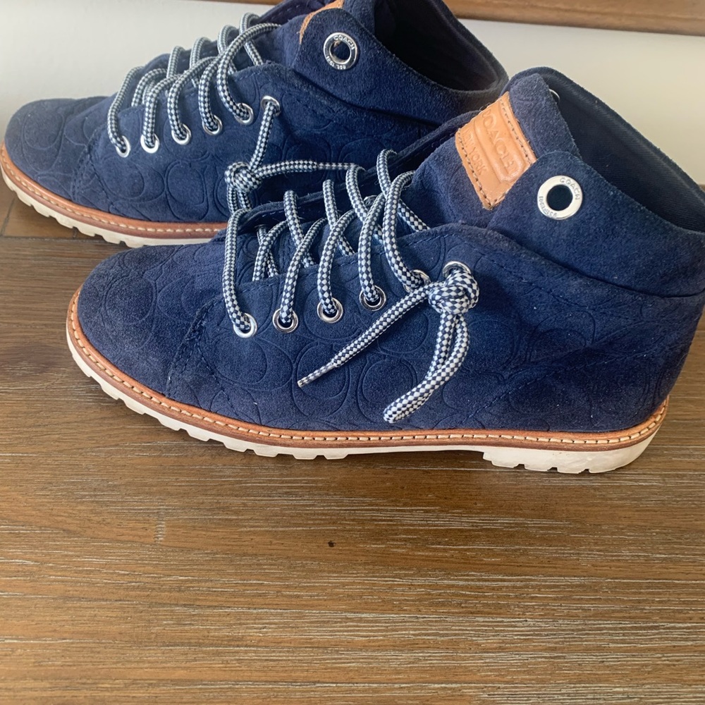 🛑SOLD🛑 Coach Blue Suede Boots